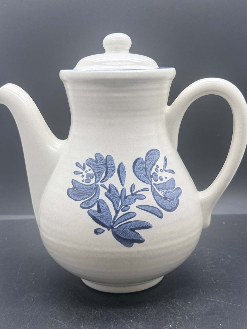 Vintage Pfaltzgraff Yorktown Coffee Pot Stoneware Tea Pot
